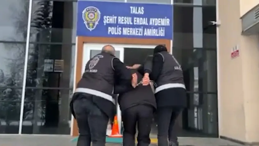 Kayseri'de özel eğitim kurumunu soyan şüpheli yakalandı