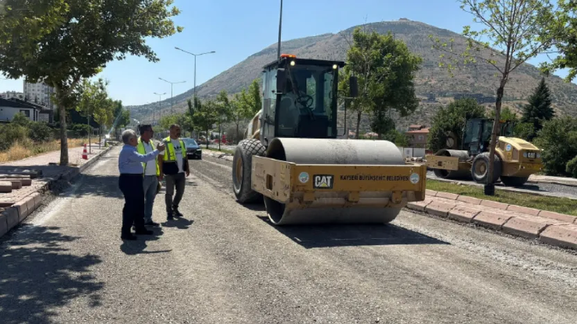 Kayseri'de Şehit Komandolar Caddesi'ne 25 Milyon TL'lik Yol Yatırımı