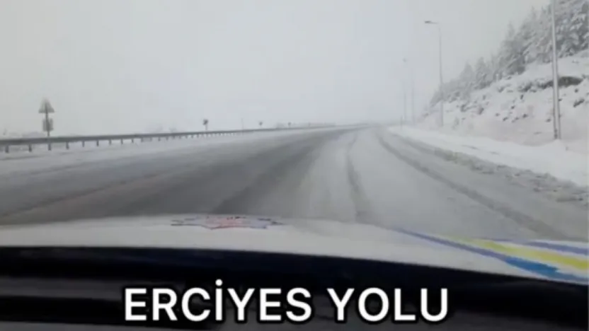 Kayseri'de yollar trafiğe açık