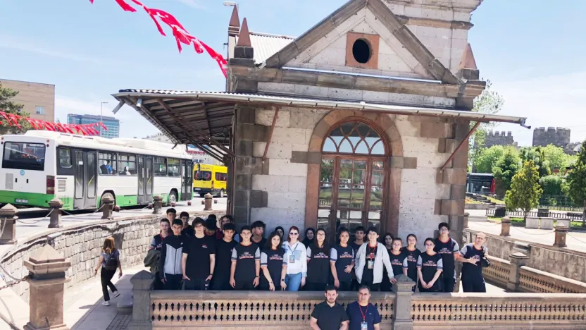 Kayseri Fen Lisesi Öğrencileri Tarihi Noktada Gezi ve Bilgi Aldı