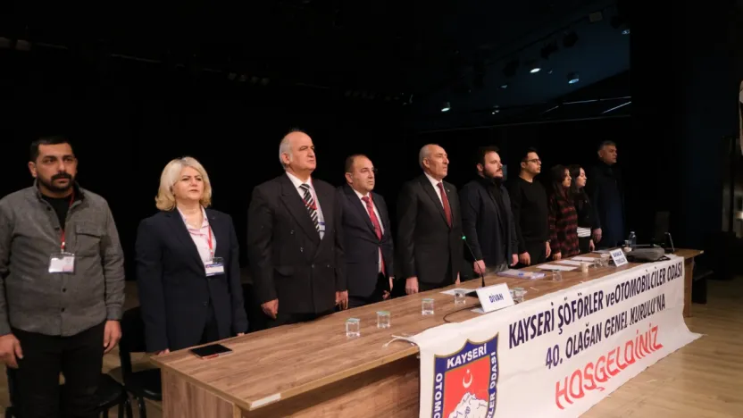 Kayseri Şoförler Odası yeni başkanı Tuncay Ersoy oldu
