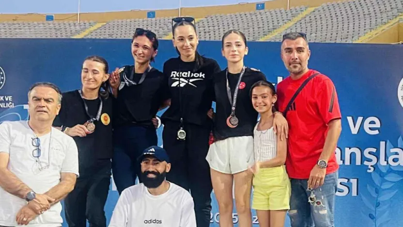 Kayserili atletler İzmir'den 5 madalyayla döndü