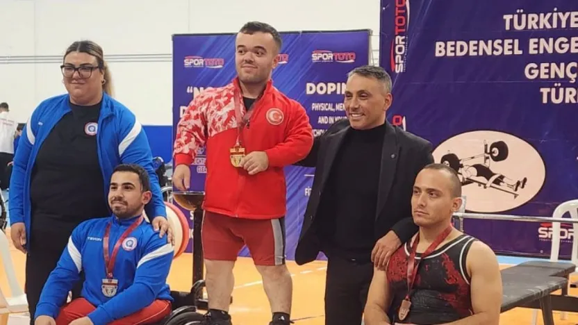 Kayserili halterci Çağdaş Kaya Türkiye Şampiyonu oldu