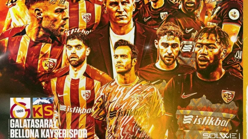 Kayserispor bugün Galatasaray'a konuk olacak