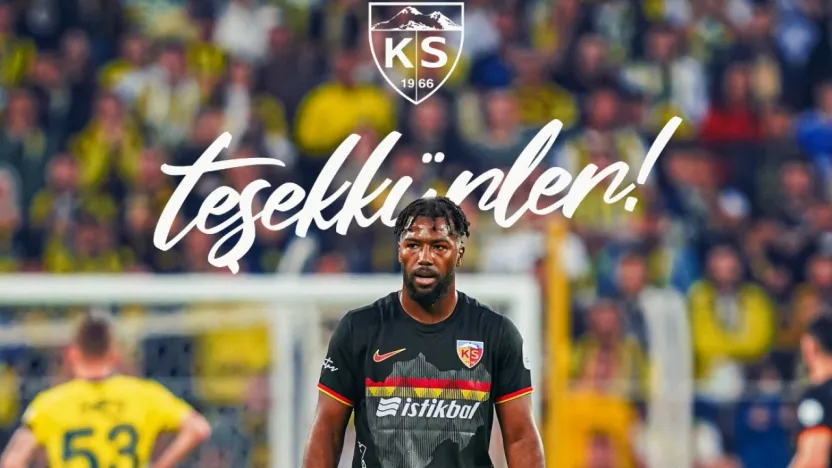 Kayserispor, İran'a transfer olan Nazon'a teşekkür mesajı yayınladı