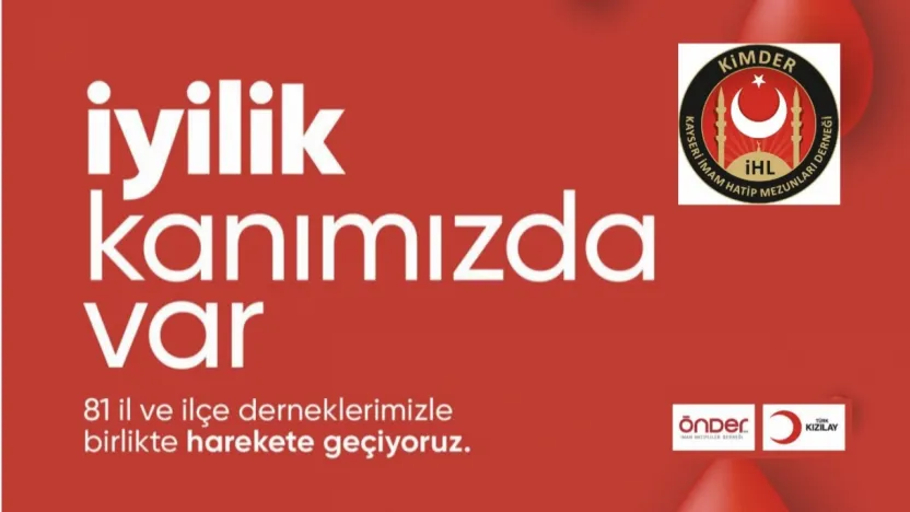 KİMDER'den 1 haftalık Kan Bağışı Kampanyası