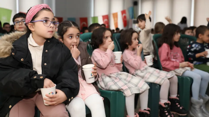 Kocasinan'da Çocuklar Sinemayla Buluştu