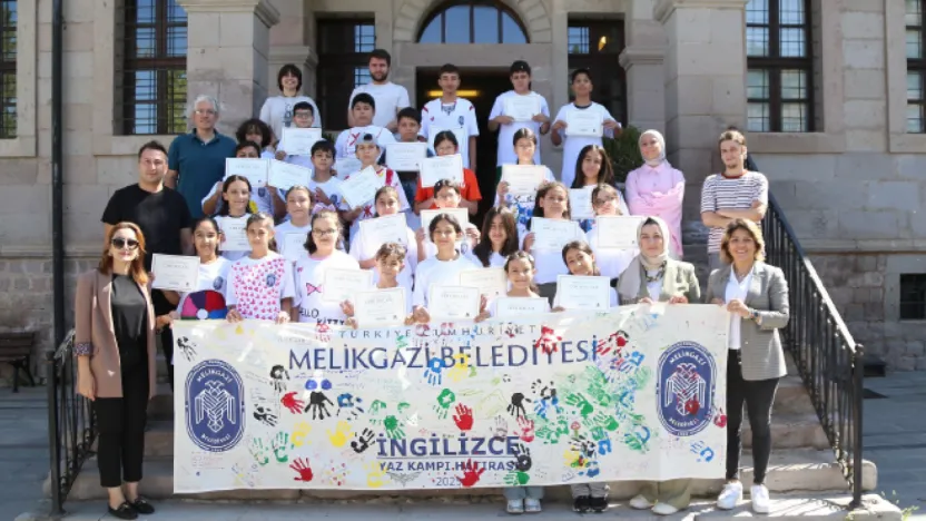 Melikgazi'de İngilizce Yaz Kampı Başarıyla Tamamlandı