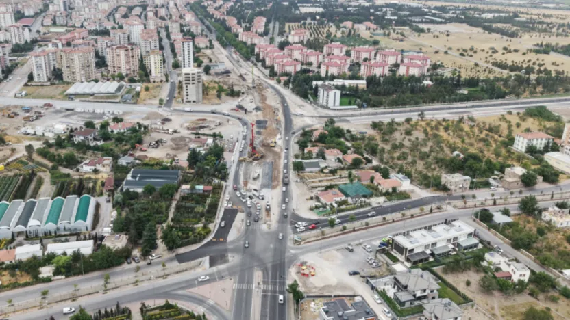 Meteoroloji Katlı Kavşağı İnşaatı Devam Ediyor