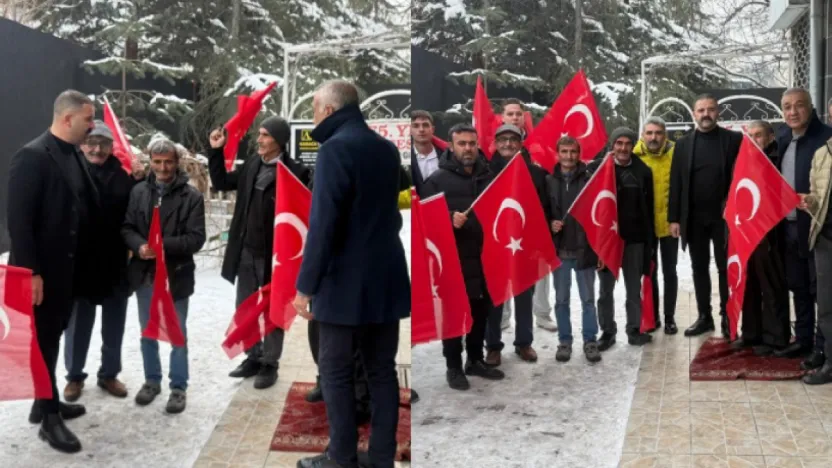 MHP Talas'tan Anlamlı Etkinlik: İlçenin her köşesi Albayrakla donatıldı