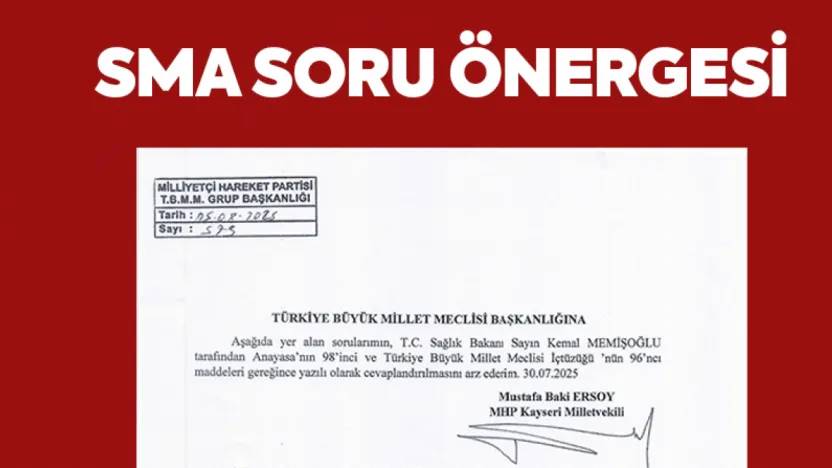 Milletvekili Ersoy'dan Kayseri'ye, SMA Bölge Laboratuvarı talebi