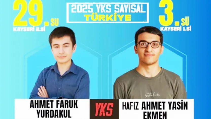 Ne Fen Lisesi, Ne Pahalı Özel Liseler: Kayseri'nin YKS Birincileri Bu Okuldan Çıktı!