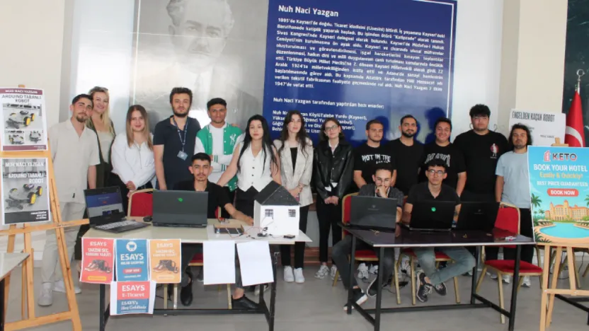 NNYÜ Öğrencilerinin Yenilikçi Projeleri Sergilendi