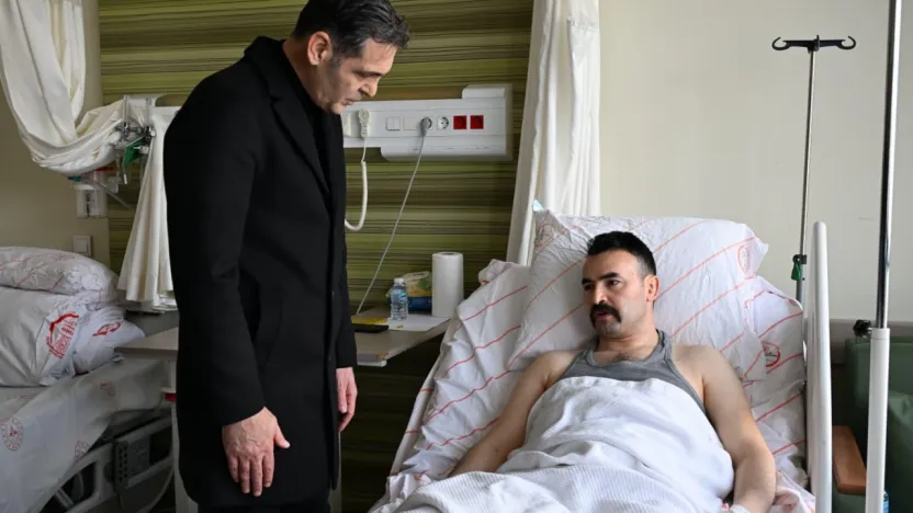 Operasyonda yaralanan özel harekat komiseri Kaplan taburcu edildi