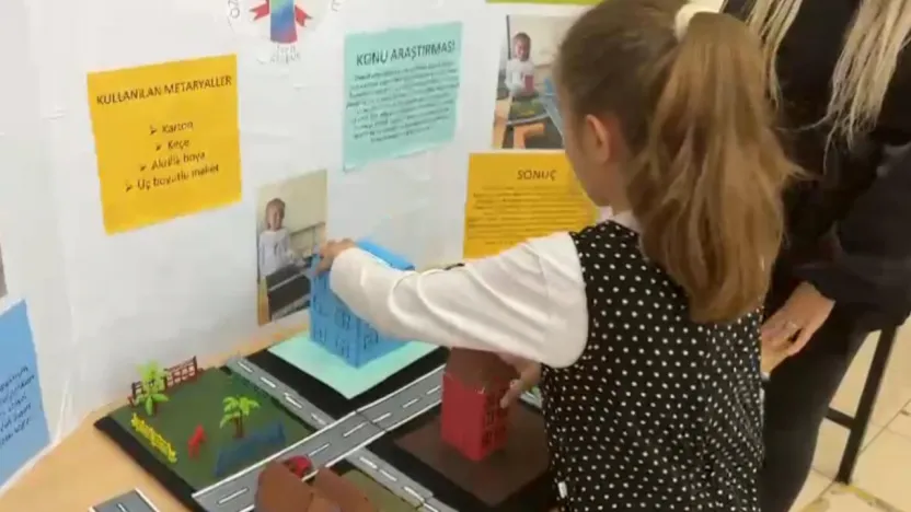 Özel Eğitim Uygulama Okulu'ndan Böcek Oteli Projes