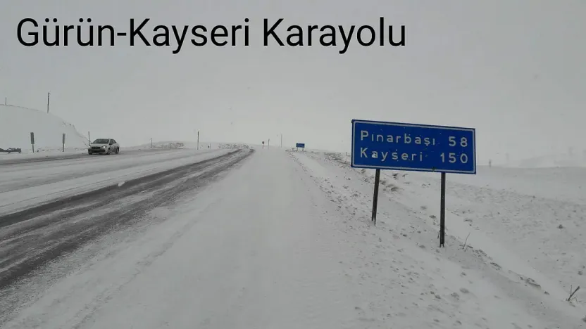 Pınarbaşı-Gürün karayolu trafiğe açıldı