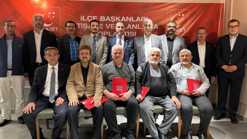 Saadet Partisi Kayseri İlçe Başkanları Toplantısı Gerçekleştirildi