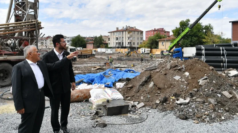 Sahabiye Kentsel Dönüşüm'e Yerinde İnceleme