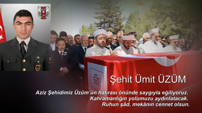 Şehit Ümit Üzüm'ün adı Sarız'da yaşatılacak