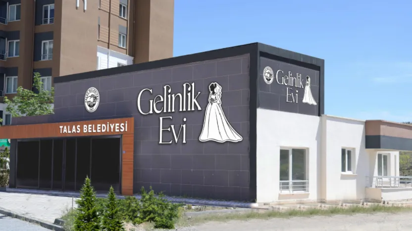 Talas Belediyesi'nden Bir İlk Daha Gelinlik Evi