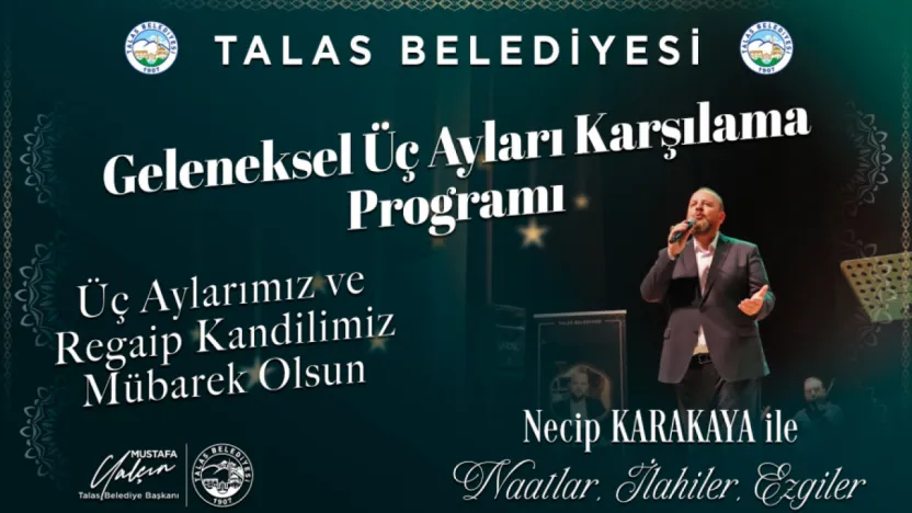 Talas'ta Geleneksel Üç Ayları Karşılama Programı