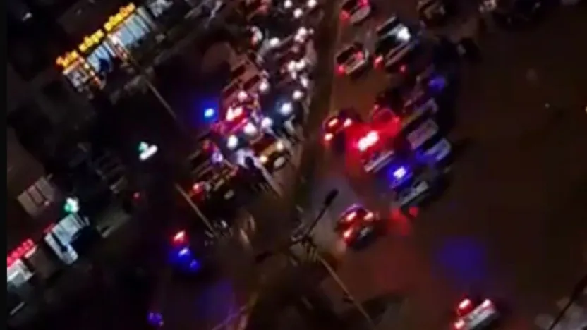 Trafik uygulaması yapan polise çarpıp kaçan araçtaki 4 kişi gözaltına alındı