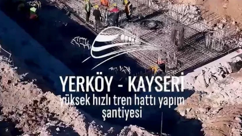 Yerköy-Kayseri Yüksek Hızlı Tren Şantiyesinde Heyecan Verici Çalışmalar