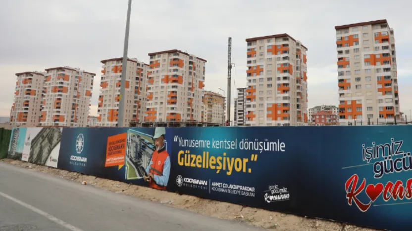 Yunus Emre Mahallesi'nde Kentsel Dönüşüm Hızla Devam Ediyor