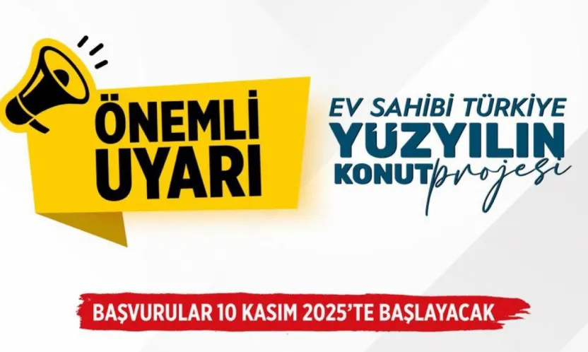 500 bin Sosyal Konut Projesi için başvurular başlıyor