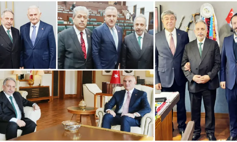 Başkan Yalçın'dan Ankara'da Önemli Temaslar