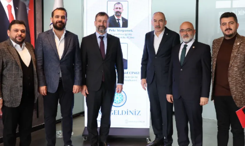 Çek Cumhuriyeti Büyükelçisi Kayseri Ticaret Odası'nı Ziyaret Etti