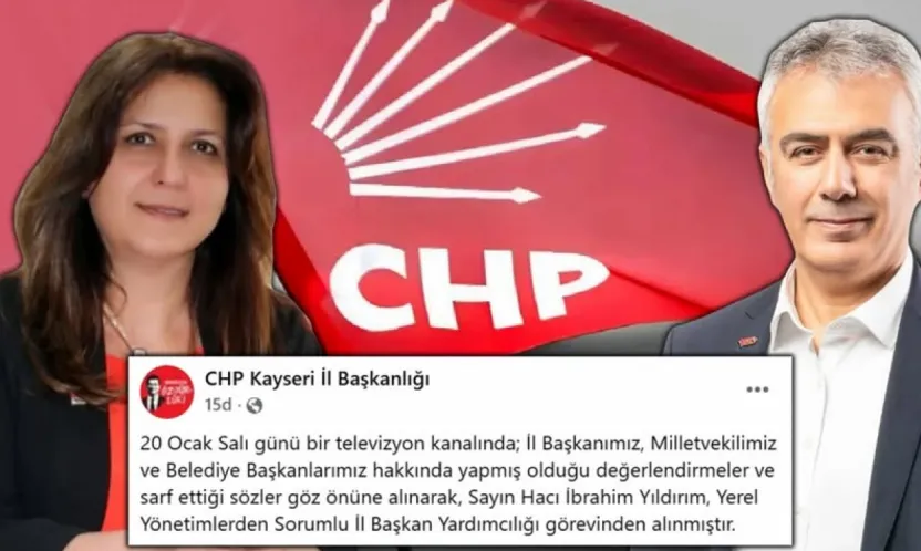 CHP İl Yönetiminde Tasfiye: H. İbrahim Yıldırım Görevden Alındı