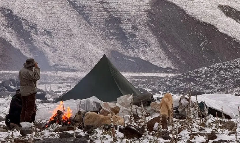 Donma tehlikesi geçiren 5 kampçı kurtarıldı
