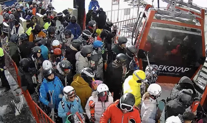 Erciyes'te kar kalınlığı 179 santimetreye ulaştı