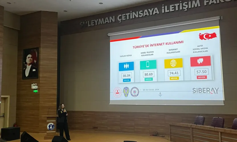 ERÜ'de 'Bağımlılıkla Mücadele ve Güvenlik' konulu seminer düzenlendi