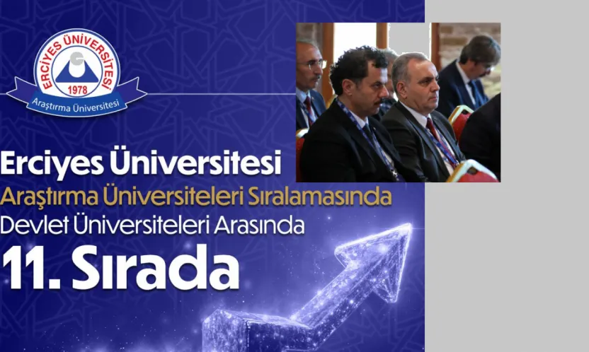 ERÜ, devlet üniversiteleri arasında 11. oldu