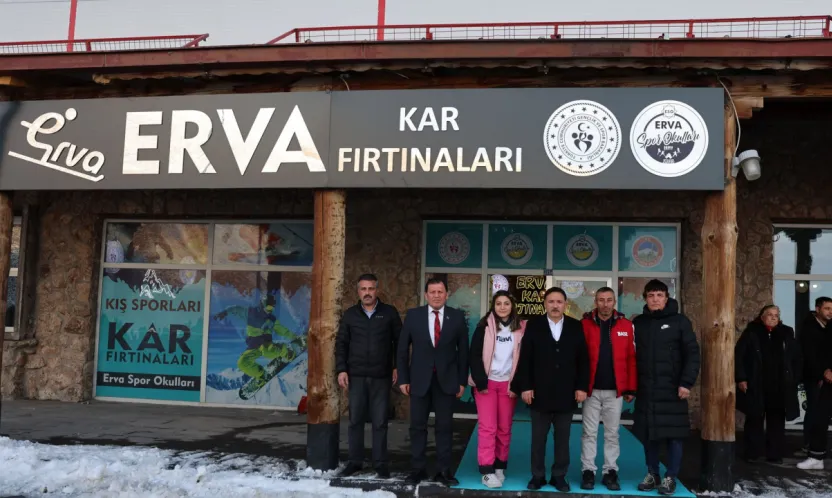 ERVA kar fırtınaları başladı