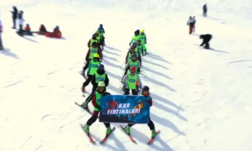 ERVA Kar Fırtınaları sporcuları antrenmanlarını sürdürüyor