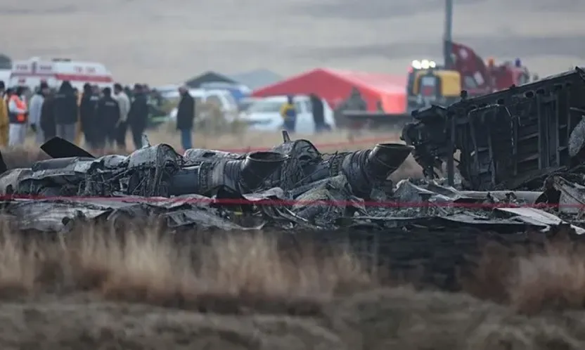 Gürcistan'da düşen uçaktaki 19 askerin naaşına ulaşıldı