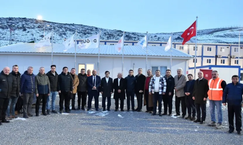 Hızlı Tren Oymağaç Şantiyesi'nde İnceleme