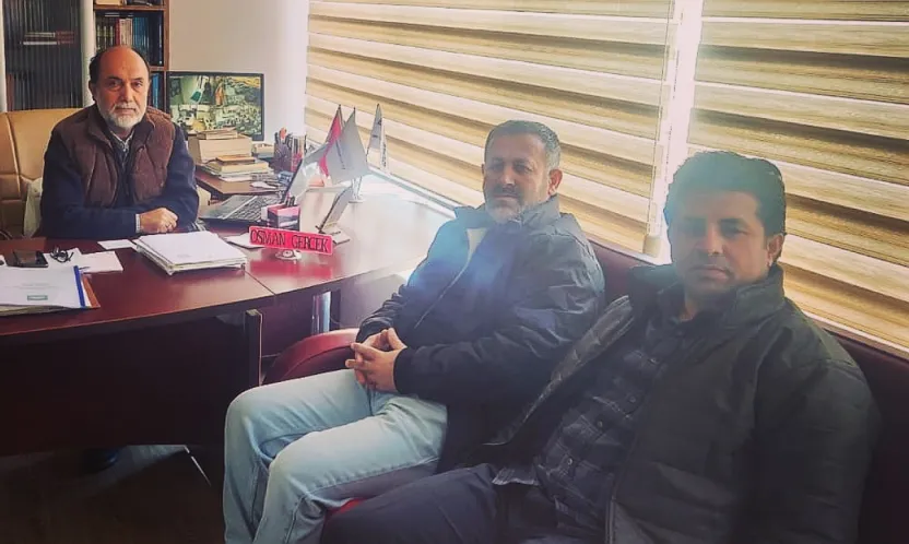 Hüdapar İl Teşkilatı'ndan gazetemize ziyaret