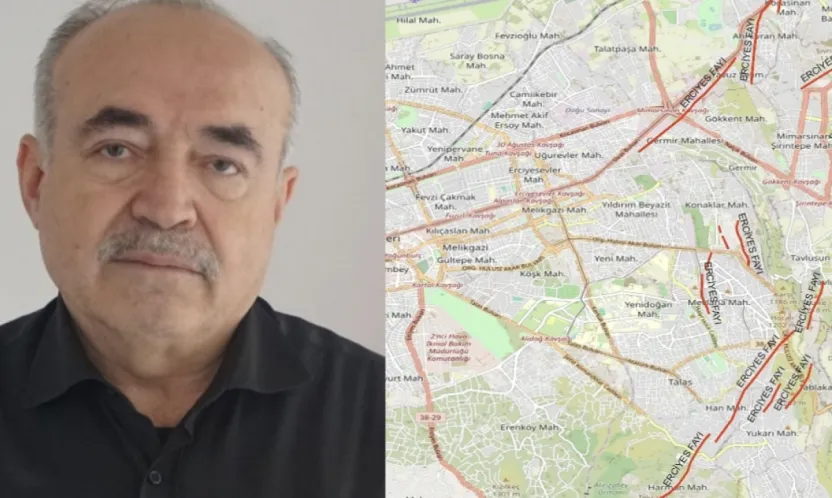 Jeoloji Mühendisi Evsen 'Kayseri'yi etkileyebilecek toplam 24 tane fay hattı var'