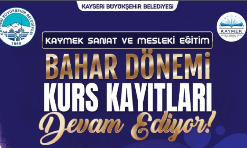 Kaymek Bahar Dönemi Kurs Kayıtları Devam Ediyor