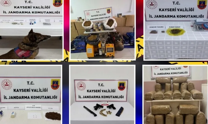 Kayseri'de 1 ayda 751 şahıs yakalandı, 395 kişi tutuklandı