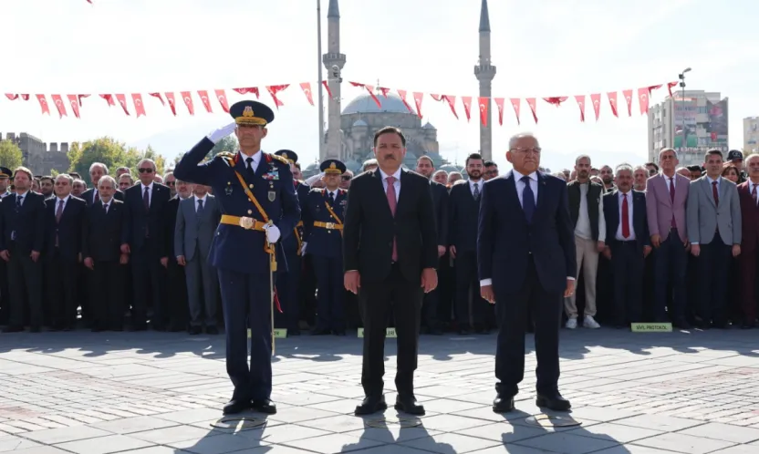 Kayseri'de Cumhuriyet Bayramı Coşkusu