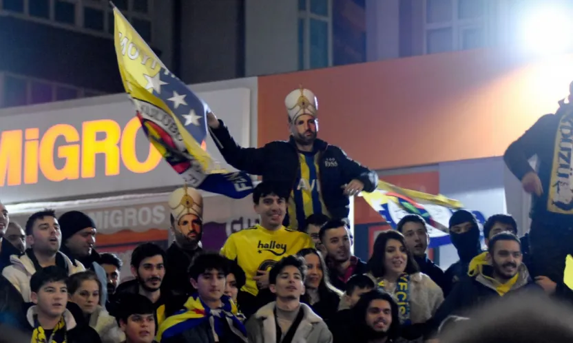Kayseri'de Fenerbahçe'nin Süper Kupa kutlamaları