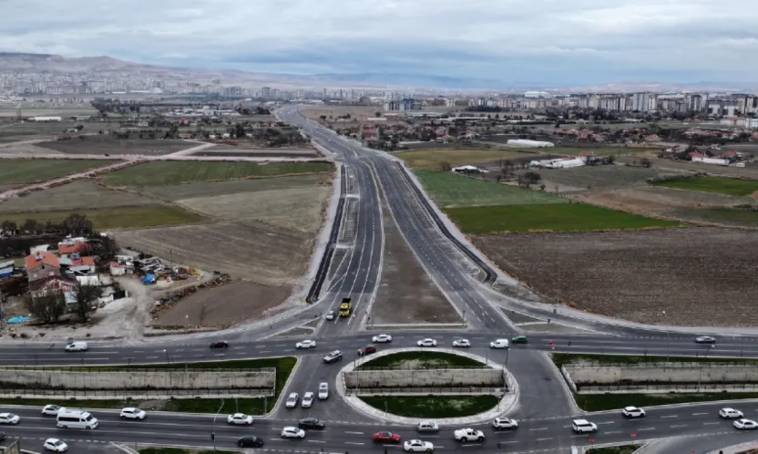 Kayseri'de iki Bulvarı birbirine bağlayan yol 6,5 km tasarruf sağlıyor
