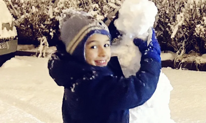 Kayseri'de 1 günlük kar tatili sevinci