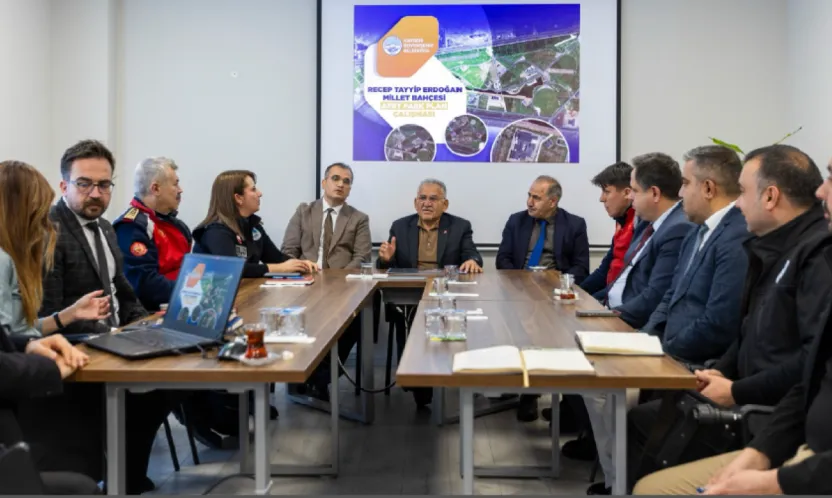 Kayseri'de Olası Afetler İçin Park Alanları Toplantısı