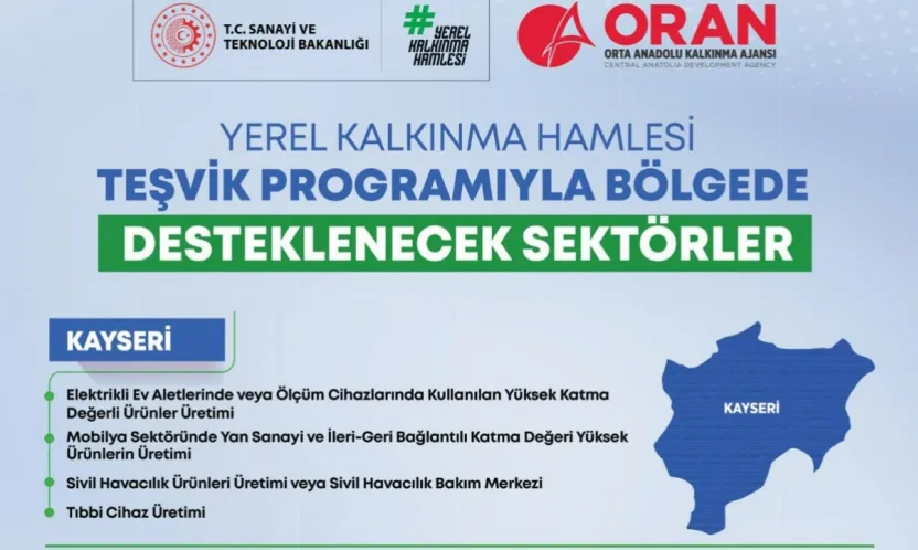 Kayseri'de Yerel Kalkınma Hamlesi 2026 dönemi başlıyor